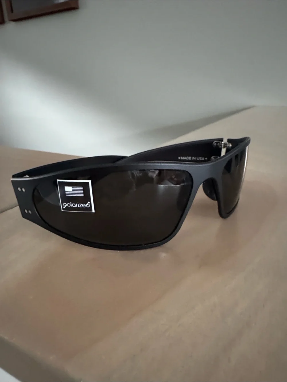 Gatorz Raptor Polarized Black Men's Sport Sunglasses Patriotic Edition